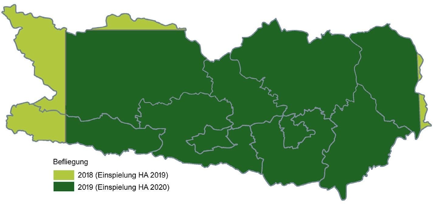 Die Luftbilder der 2018 beflogenen Gebiete liegen für die Hofkartenaktualisierung bereits vor. © LK Kärnten