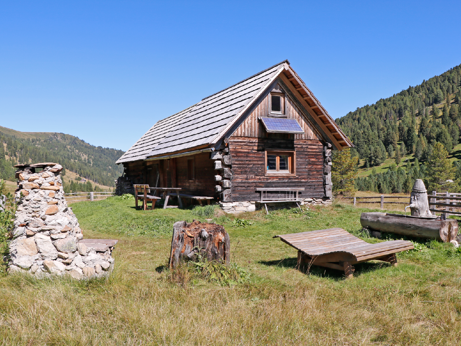 Die Davidhütte kann das ganze Jahr über gemietet werden. © Kronreif