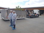Herausforderung in der Praxis: Ausreichend Platz für die Einsatzfahrzeuge der Tierkörperverwertung zur Verfügung stellen! Im Bild: Seuchencontainer der TKV © Ing. Pleier Herausforderung in der Praxis: Ausreichend Platz für die Einsatzfahrzeuge der Tierkörperverwertung zur Verfügung stellen! Im Bild: Seuchencontainer der TKV © Ing. Pleier