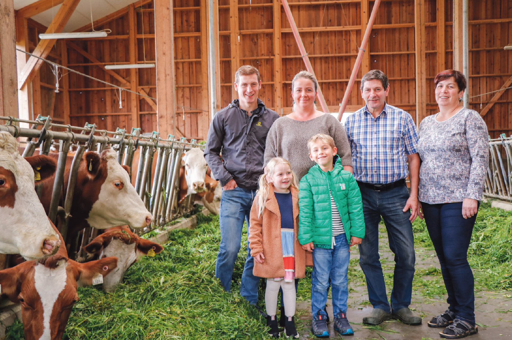 Familie Neumayr hat sich voll und ganz auf die Erzeugung von Heumilch fokussiert. © Kronreif