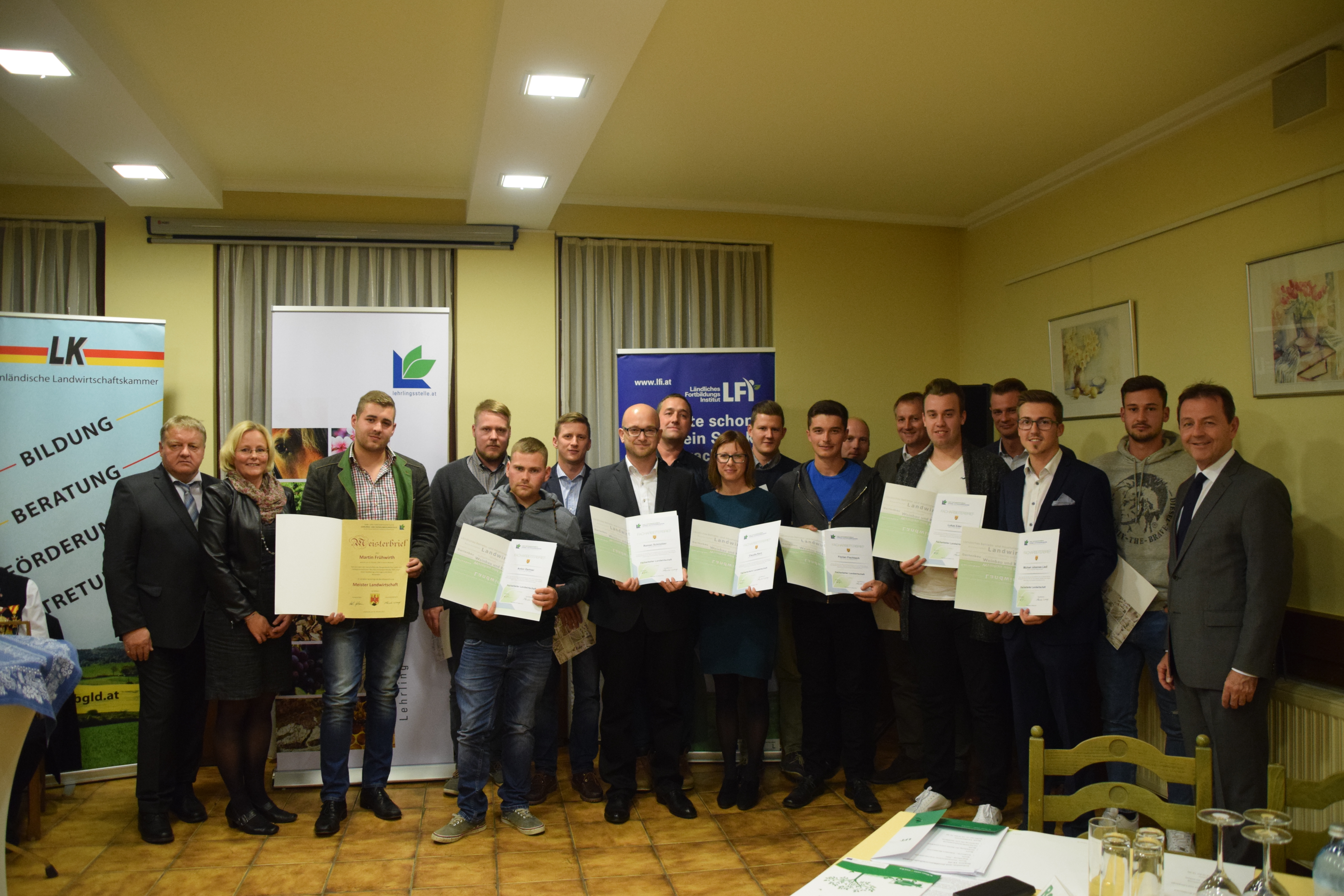 Facharbeiterbrief Landwirtschaft © LK Burgenland/Andrea Steiner