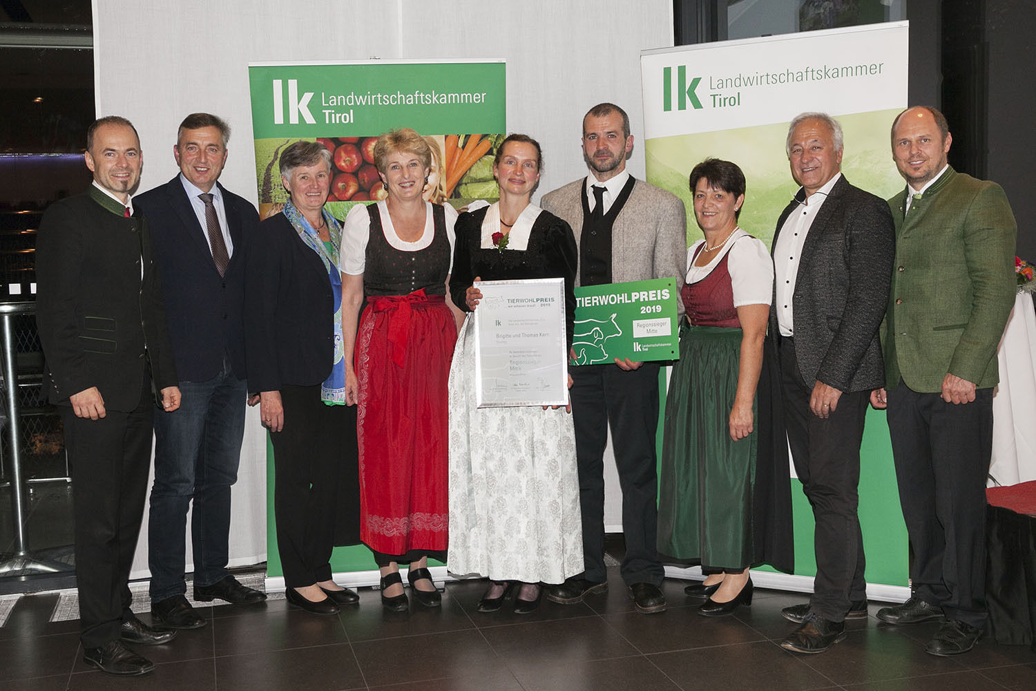 Tierwohlpreis 2019: Regionssieger Mitte Familie Kern © Die Fotografen