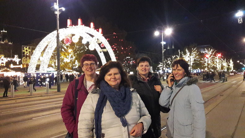 Christkindlmarkt am Rathausplatz in Wien