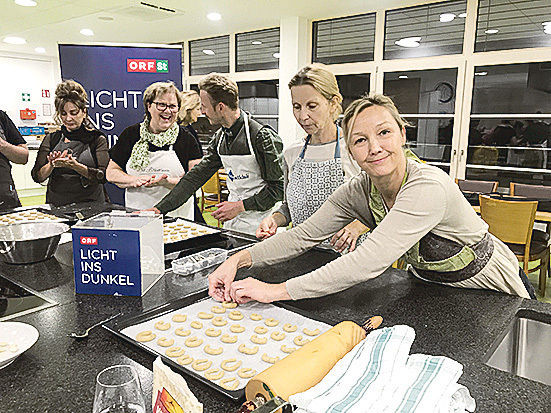 Benefizkeksbacken mit dem ORF für Licht ins Dunkel © Rosemarie Wilhelm / Landwirtschaftskammer Steiermark