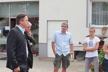 Präsidentenbesuch im Bezirk Mistelbach