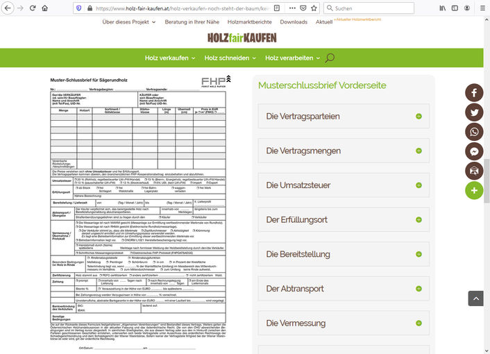 Screenshot www.holz-fair-kaufen.at.jpg © LK Österreich / www.holz-fair-kaufen.at