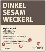 Etikettl_Dinkel Sesam Weckerl.jpg © KK