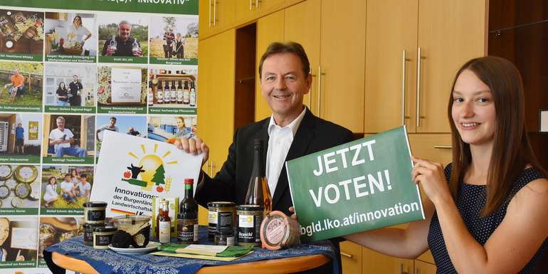 Start Online-Publikumsvoting für den Innovationspreis der Bgld LK - Burgenland is(s)t innovativ.jpg © Kaiser/Bgld. LK Start Online-Publikumsvoting für den Innovationspreis der Bgld LK - Burgenland is(s)t innovativ.jpg © Kaiser/Bgld. LK