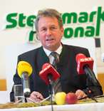 LK-Steiermark-Präsident Franz Titschenbacher bei Pressekonferenz