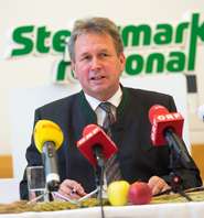 LK-Steiermark-Präsident Franz Titschenbacher bei Pressekonferenz © Landwirtschaftskammer Steiermark / Alexander Danner