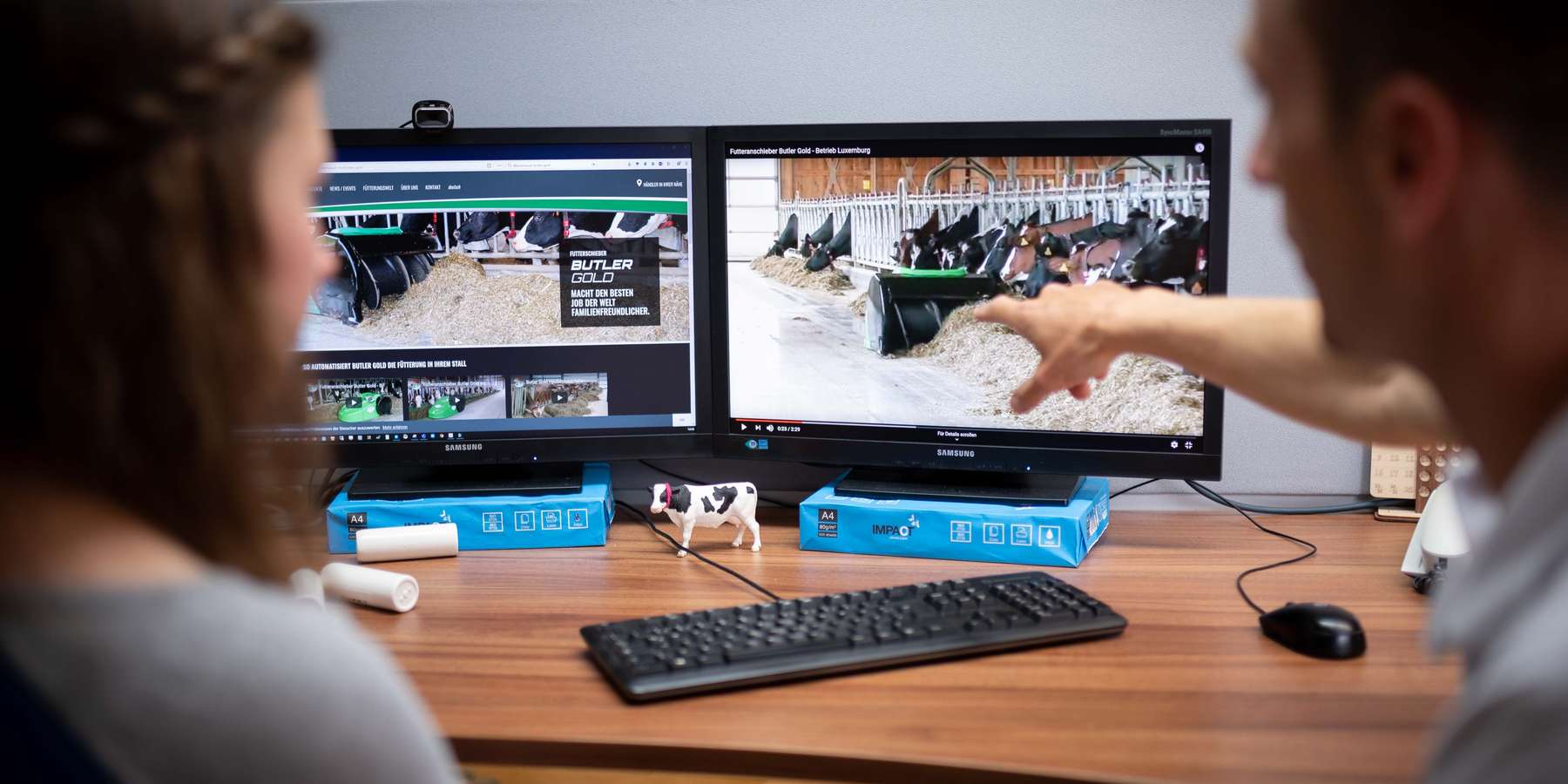 Datenauswertung in der Landwirtschaft © BMLRT/Paul Gruber Datenauswertung in der Landwirtschaft © BMLRT/Paul Gruber
