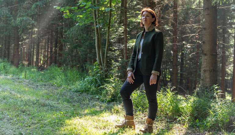 Langer-Weninger im Wald_LK OÖ.jpg © Landwirtschaftskammer Oberösterreich Langer-Weninger im Wald_LK OÖ.jpg © Landwirtschaftskammer Oberösterreich