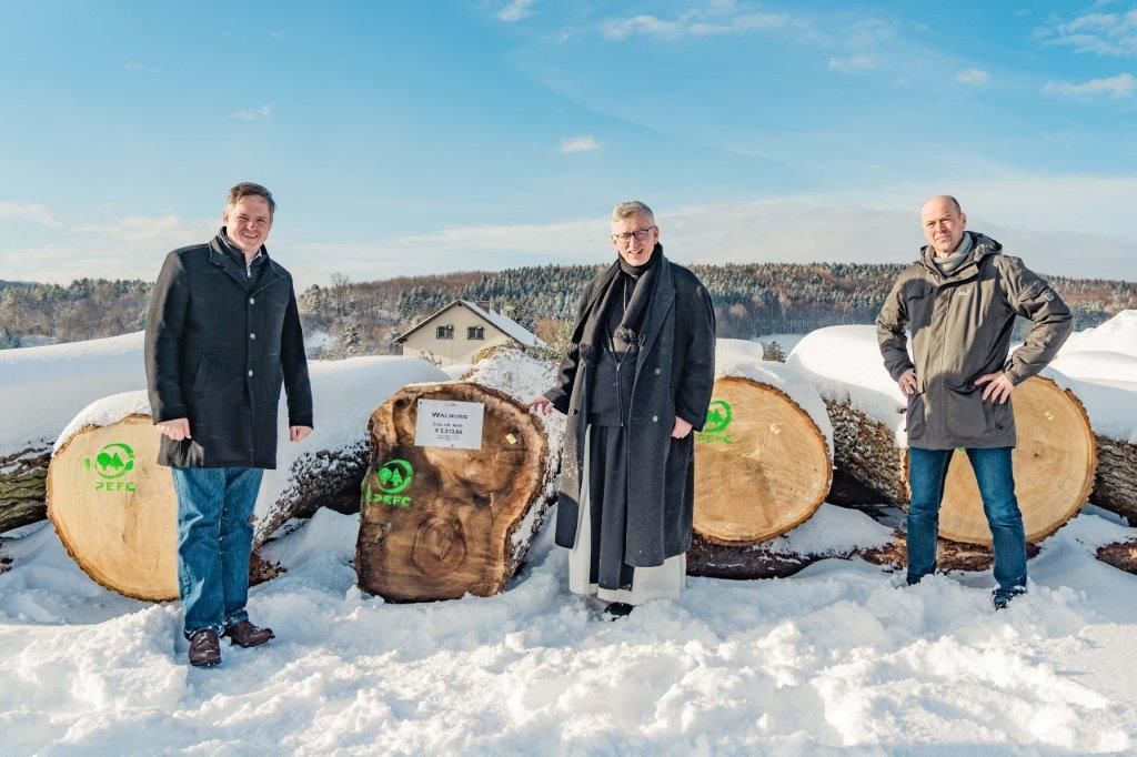 Submission, Laubholz, Versteigerung, Versteigerungsgelände, Präsident Schmuckenschlager, Waldverband