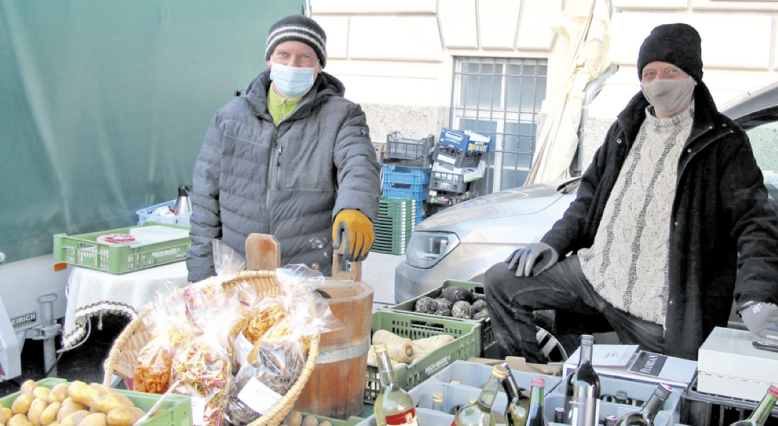 Bild links: Franz Winklhofer (l) und Hermann Ottermayer. © Sabine Wieder