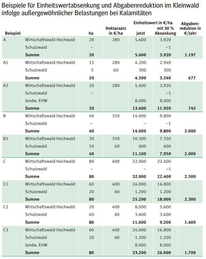 Abgabereduktion durch Kalamitäten.jpg © LK Kärnten Abgabereduktion durch Kalamitäten.jpg © LK Kärnten