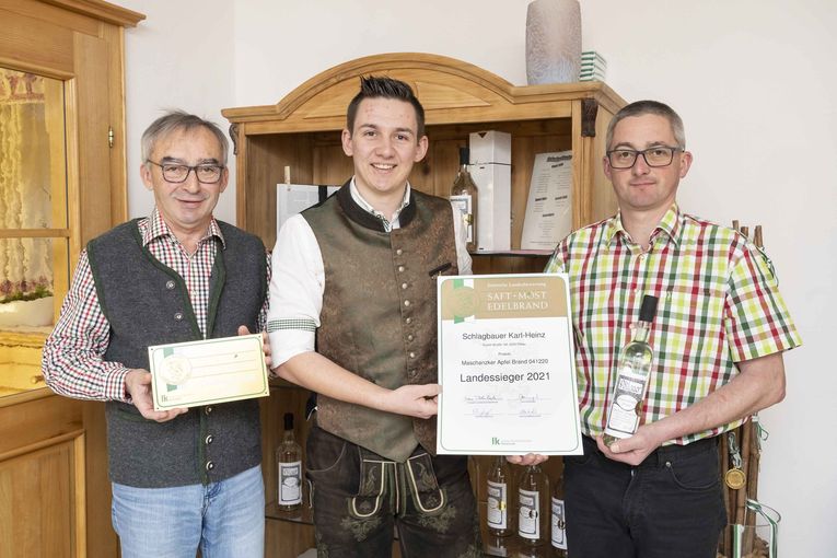 Karl-Heinz, Sebastian und Karl Schlagbauer .jpg © LK-Stmk/Foto Fischer