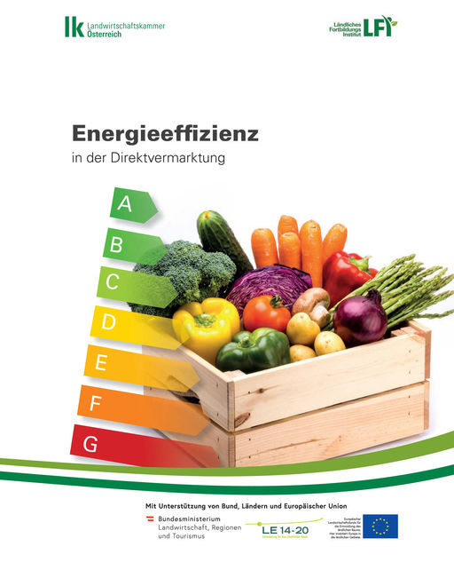 Cover Energieeffizienz in der Direktvermarktung © LFI Österreich / LK Österreich