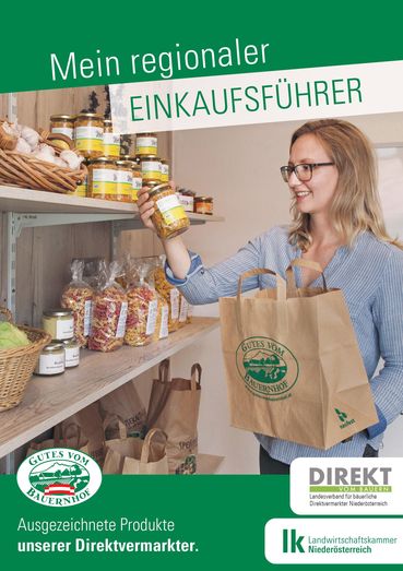 Titelseite Einkaufsführer © Gerald Lechner/LK Niederösterreich Titelseite Einkaufsführer © Gerald Lechner/LK Niederösterreich