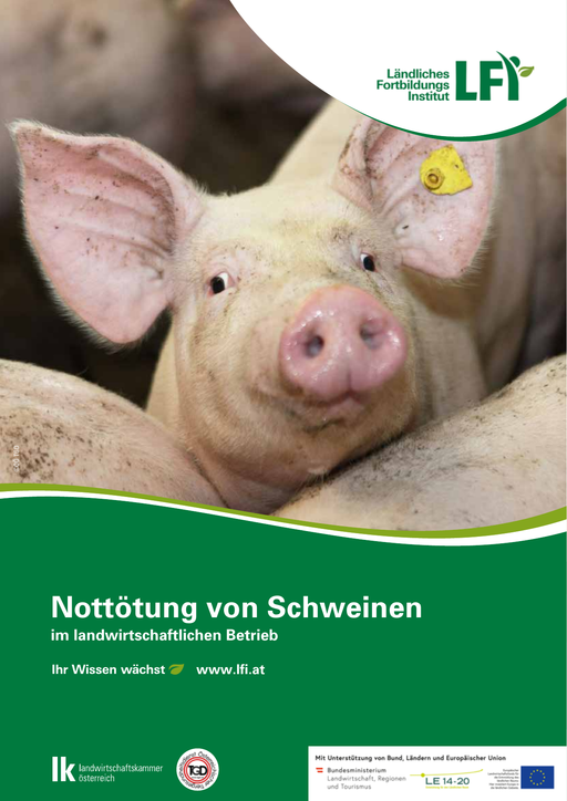 Nottötung von Schweinen © LK Kärnten