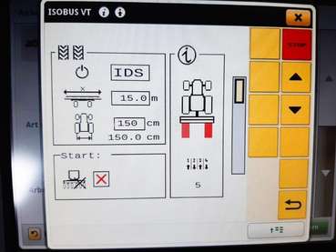 Mit Hilfe des "IDS-Systems" lässt sich die Maschine einfach und flexibel auf verschiedene Fahrgassensystem einstellen.