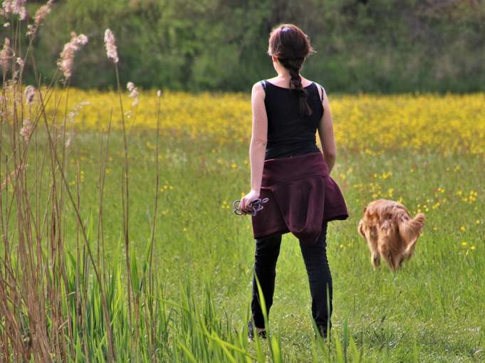 Spaziergang mit Hund © Pixabay
