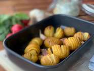 Fächererdäpfel mit Radieschentopfen © LK-Stmk/Zöhrer