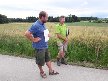 Feldbegehung Arbeitskreis Bio Innviertel am Lieblhof##+##5. Juli 2021