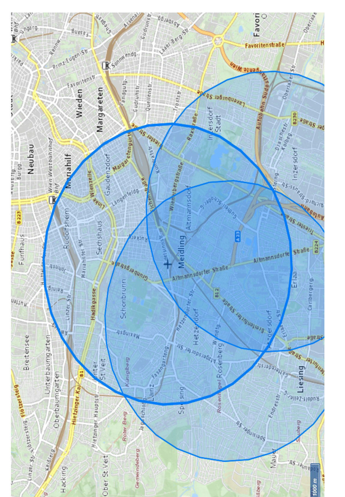 Sperrkreis - Amerikanische Faulbrut  in Wien 12 © Veterinäramt und Tierschutz Sperrkreis - Amerikanische Faulbrut  in Wien 12 © Veterinäramt und Tierschutz