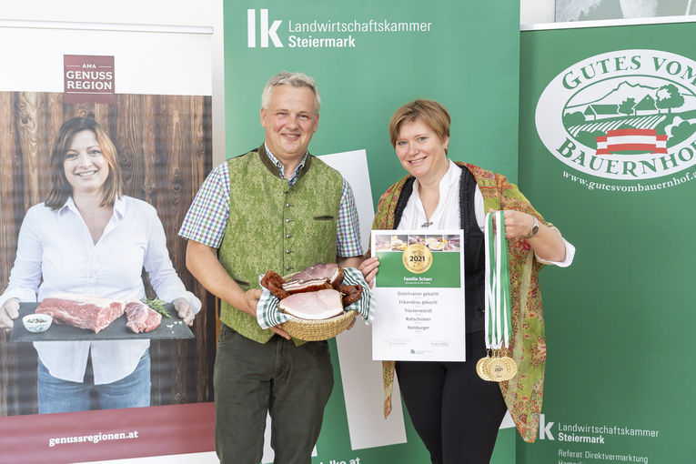 Graz und Umgebung: Bei der steirischen Spezialitätenprämierung ausgezeichneter Betrieb © Foto Fischer