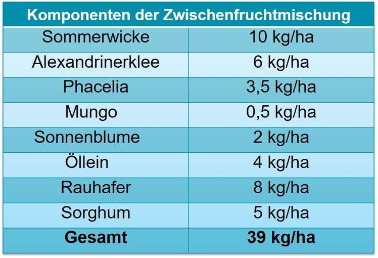 Tabelle_Komponenten_der_Zwischenfruchtmischung.jpg © BWSB/Steinmayr Tabelle_Komponenten_der_Zwischenfruchtmischung.jpg © BWSB/Steinmayr