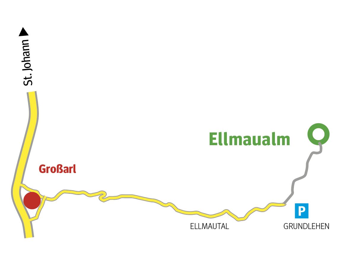 Ellmau Wegverlauf.png © Oberngruber Ellmau Wegverlauf.png © Oberngruber