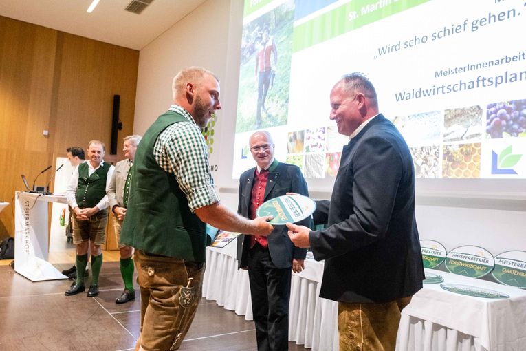 Meisterbriefverleihung, 4. September 2021, im Steiermarkhof in Graz © LFA / Alexander Danner