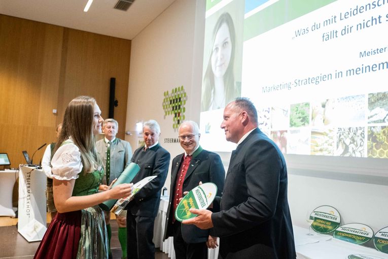 Meisterbriefverleihung, 4. September 2021, im Steiermarkhof in Graz © LFA / Alexander Danner