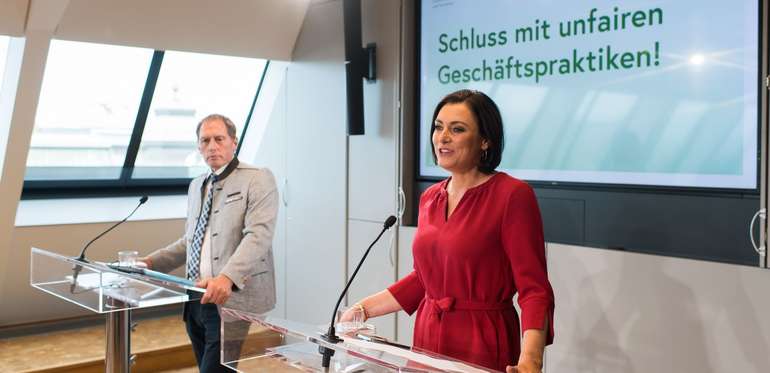 PK gegen unfaire Handelspraktiken PK gegen unfaire Handelspraktiken