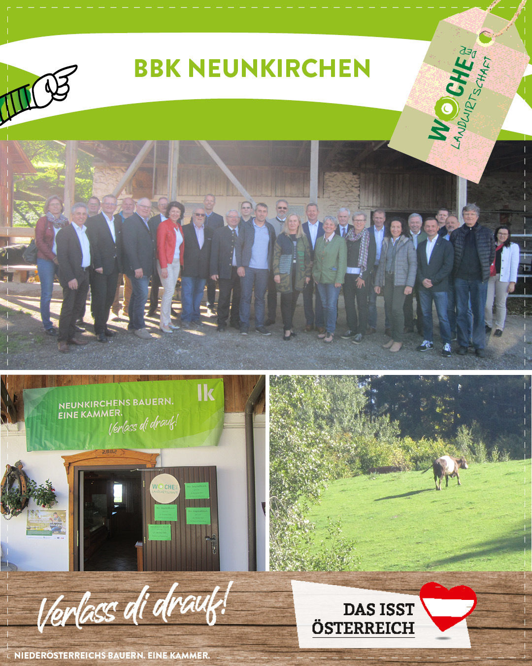 Das war die Woche der Landwirtschaft 2021 in Niederösterreich. © BBK Das war die Woche der Landwirtschaft 2021 in Niederösterreich. © BBK