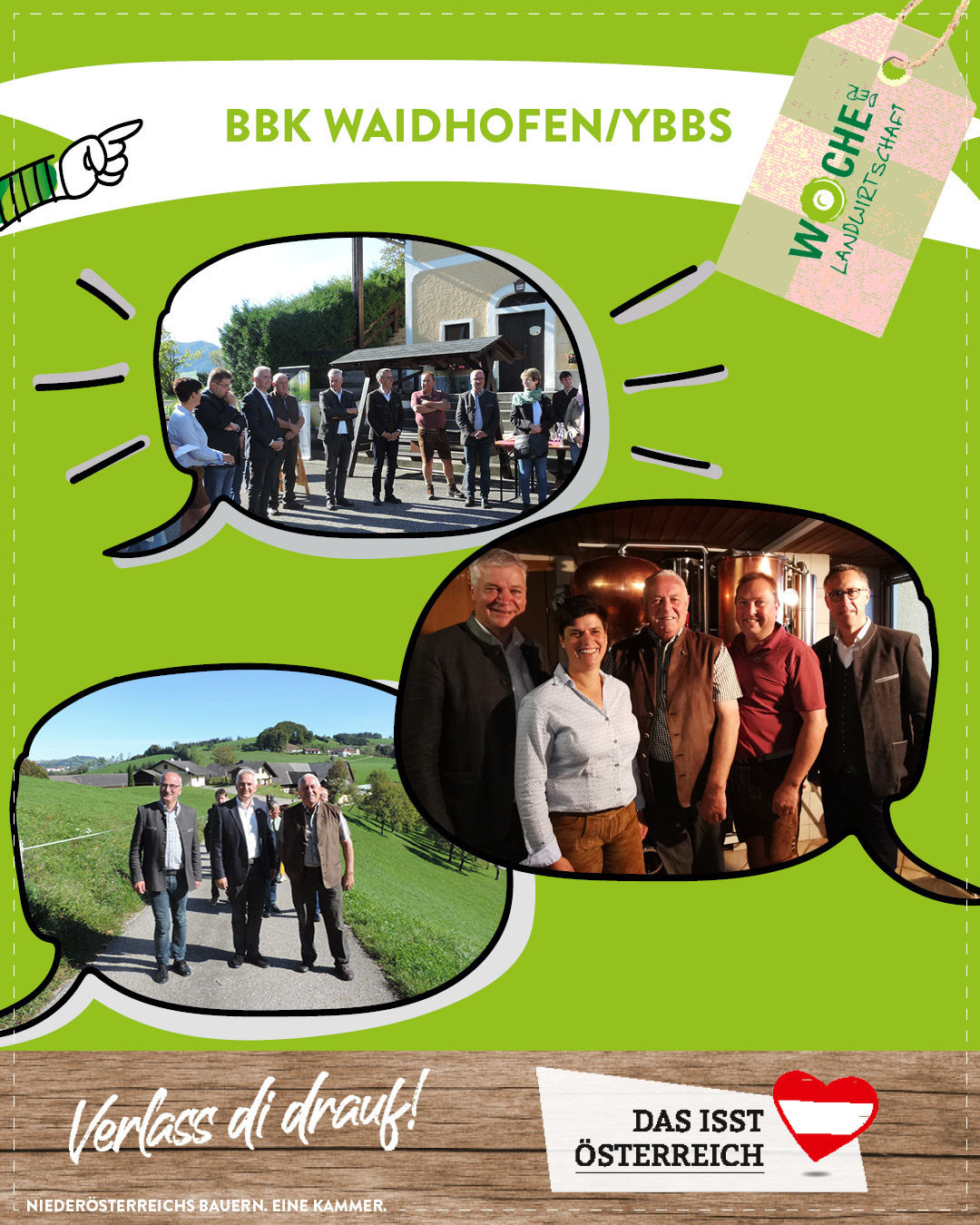 Das war die Woche der Landwirtschaft 2021 in Niederösterreich. © BBK Das war die Woche der Landwirtschaft 2021 in Niederösterreich. © BBK