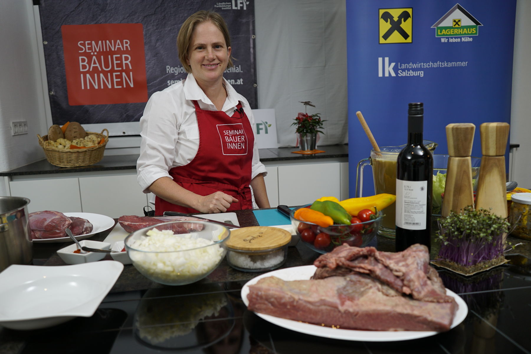 LFI Cookinar mit Seminarbäuerin Agnes Gerl.jpg © LK Salzburg,Mösenbichler LFI Cookinar mit Seminarbäuerin Agnes Gerl.jpg © LK Salzburg,Mösenbichler