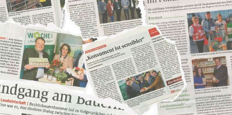 Medialer Schwerpunkt zur Woche der Landwirtschaft © LK Niederösterreich Medialer Schwerpunkt zur Woche der Landwirtschaft © LK Niederösterreich