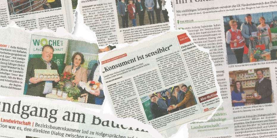 Medialer Schwerpunkt zur Woche der Landwirtschaft © LK Niederösterreich Medialer Schwerpunkt zur Woche der Landwirtschaft © LK Niederösterreich