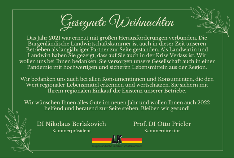 gesegnete-weihnachten-2021-burgenlaendische-landwirtschaftskammer.png © LK Burgenland