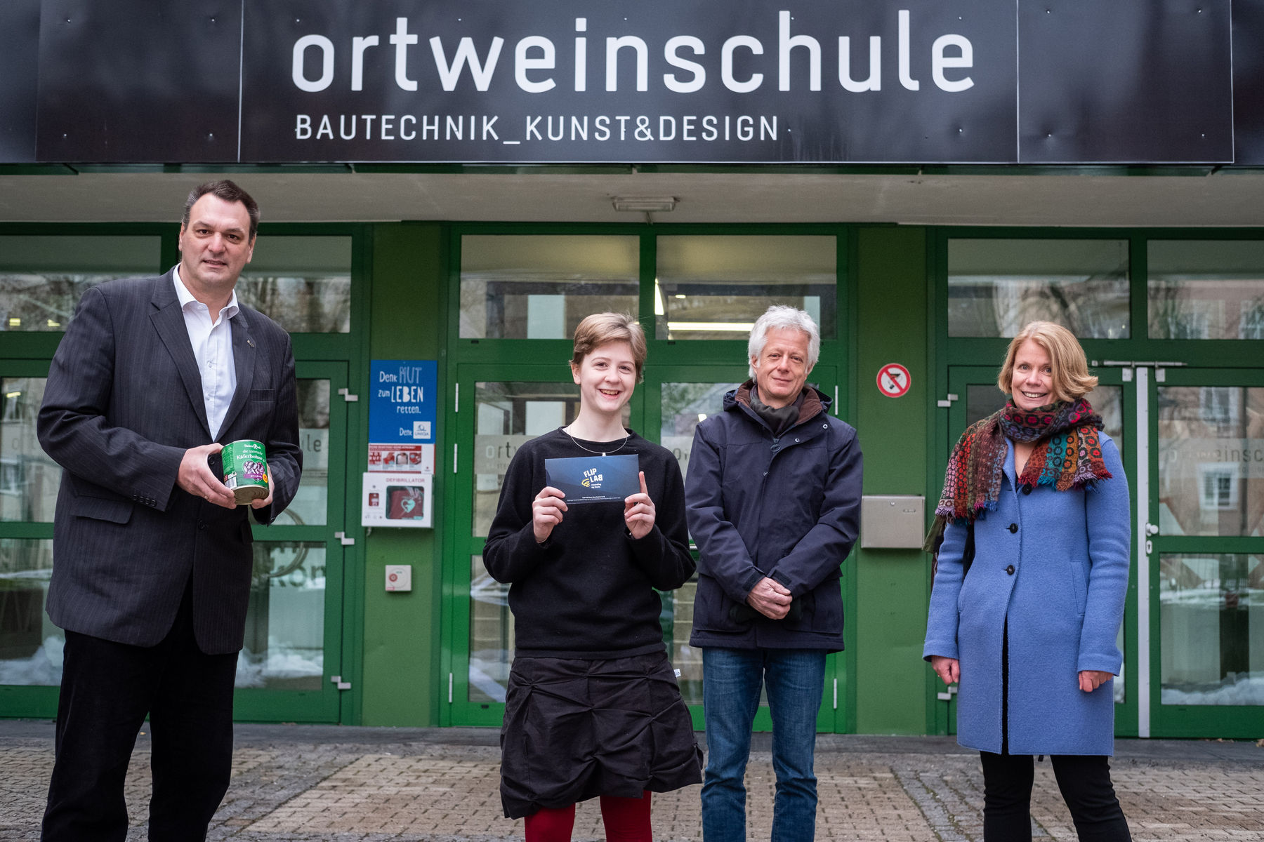 Franziska Schlag von der HTBLVA Graz-Ortweinschule mit ihrer Kette "Bohne to go" belegte Platz 2. © LK-Stmk/Alexander Danner