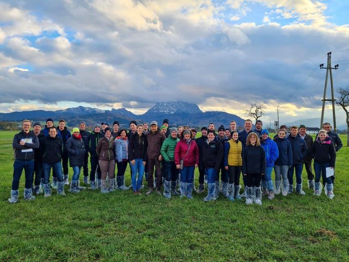 Lehrfahrt der Arbeitskreise Milchproduktion ins oberösterreichische Traunviertel © Marco Horn/LK Niederösterreich