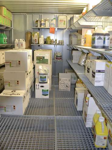Pflanzenschutzmittel-Lagercontainer.jpg © Landwirtschaftskammer Oberösterreich Pflanzenschutzmittel-Lagercontainer.jpg © Landwirtschaftskammer Oberösterreich