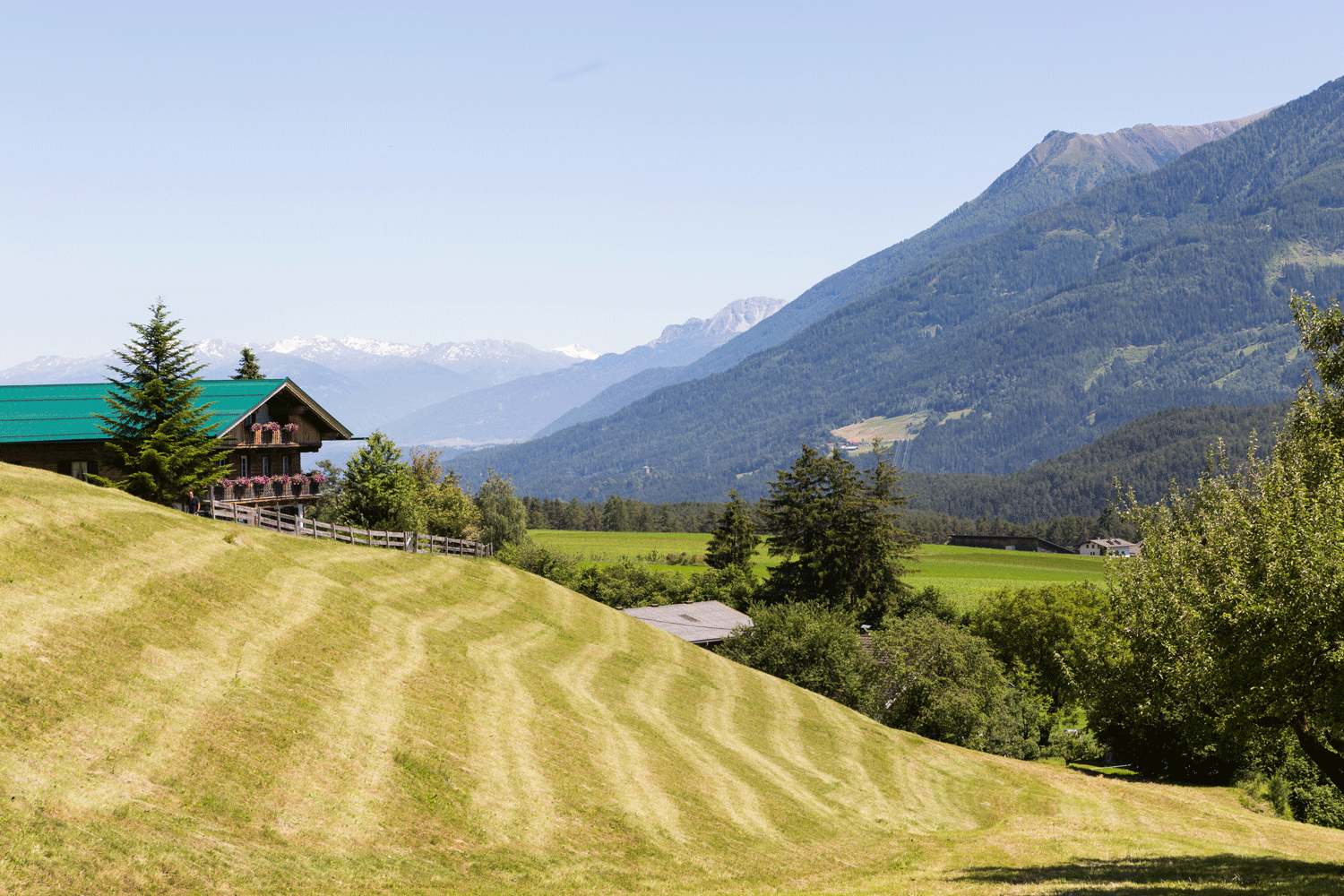 Landschaft Bauernhaus