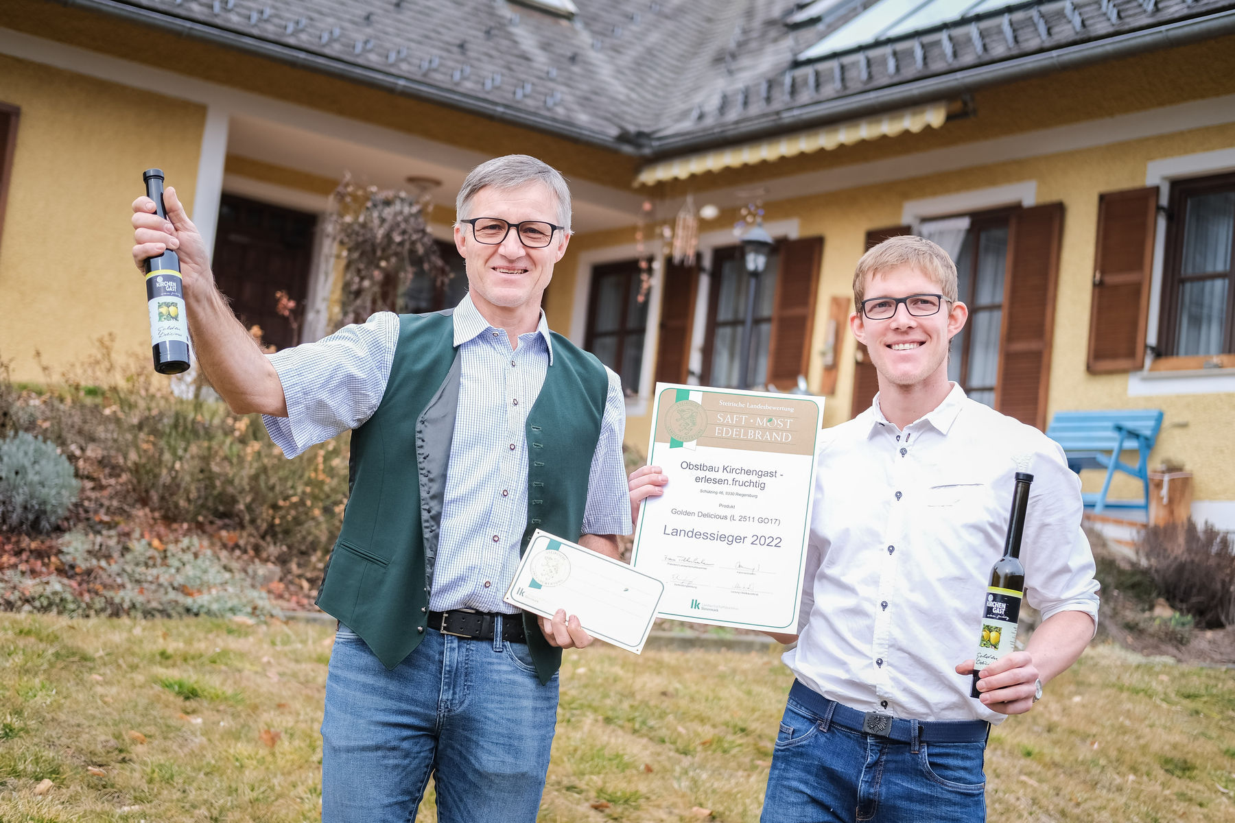 Sieger der steirischen Edelbrandprämierung 2022 © Landwirtschaftskammer Steiermark / Alexander Danner
