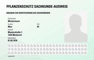 Pflanzenschutz Sachkunde-Ausweis