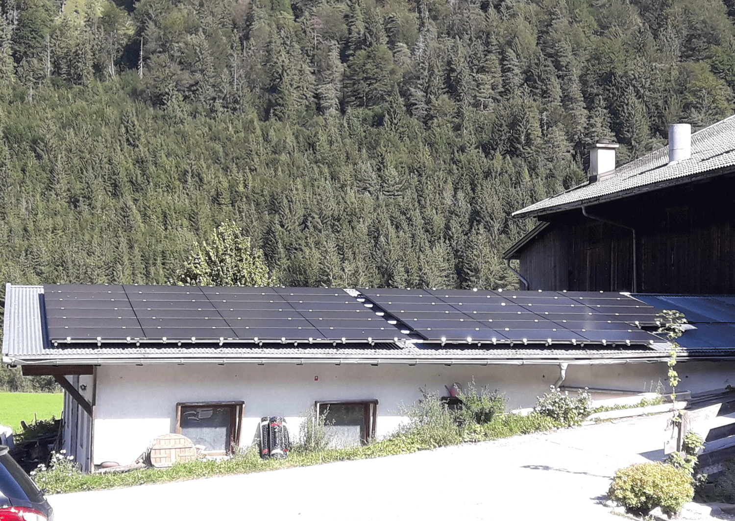 Haus Dach Photovoltaik