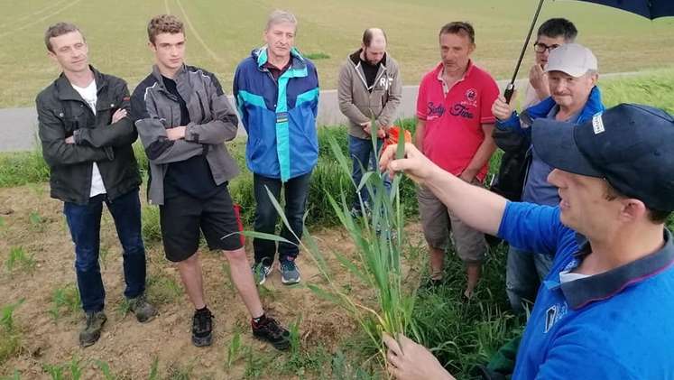Feldbegehung des Arbeitskreises "Boden.Wasser.Schutz" Vorchdorf, 23. Mai 2022