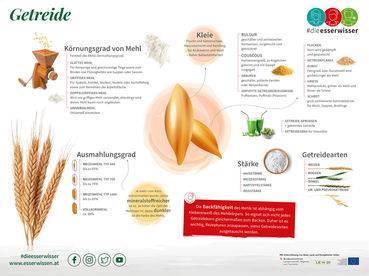 Infotafel zum Thema Getreide © Die Esserwisser Infotafel zum Thema Getreide © Die Esserwisser