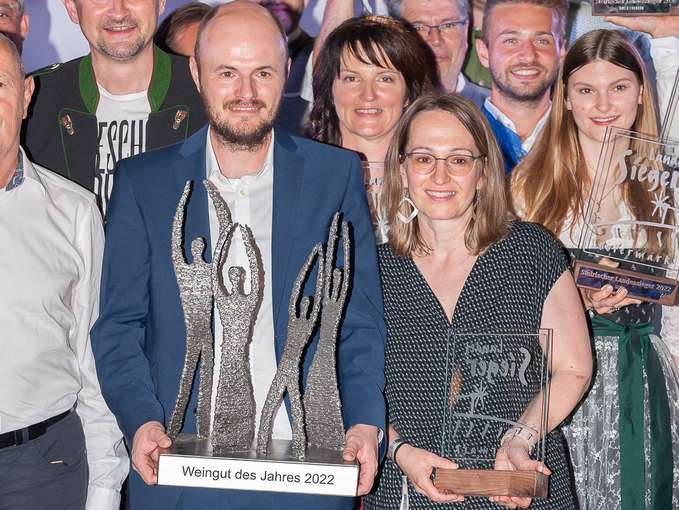 Weingut des Jahres 2022: Gabriele und Robert Platzer © Fotokuchl